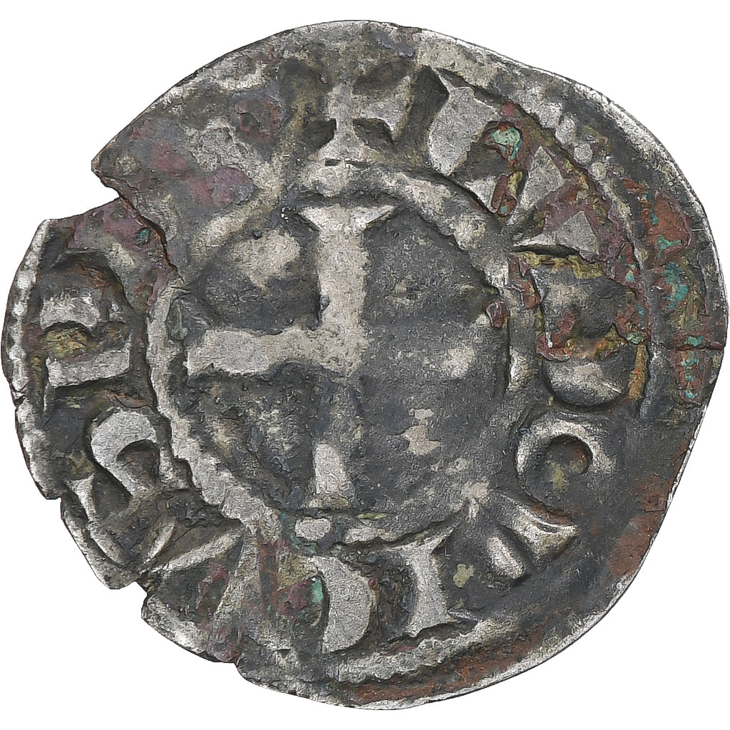 Francia, Louis VIII-IX, Denier Tournois, MB+, Biglione, Duplessy:188