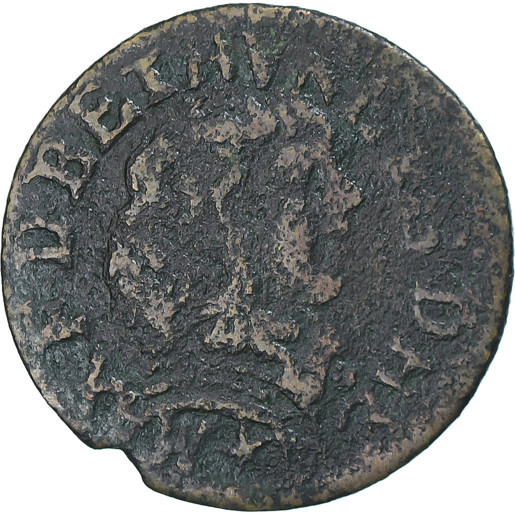 Principality of Boisbelle-Henrichemont, Maximilien III, Double Tournois, 1642