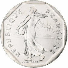 France, 2 Francs, Semeuse, 1991, Monnaie de Paris, BU, Nickel, SPL, Gadoury:547