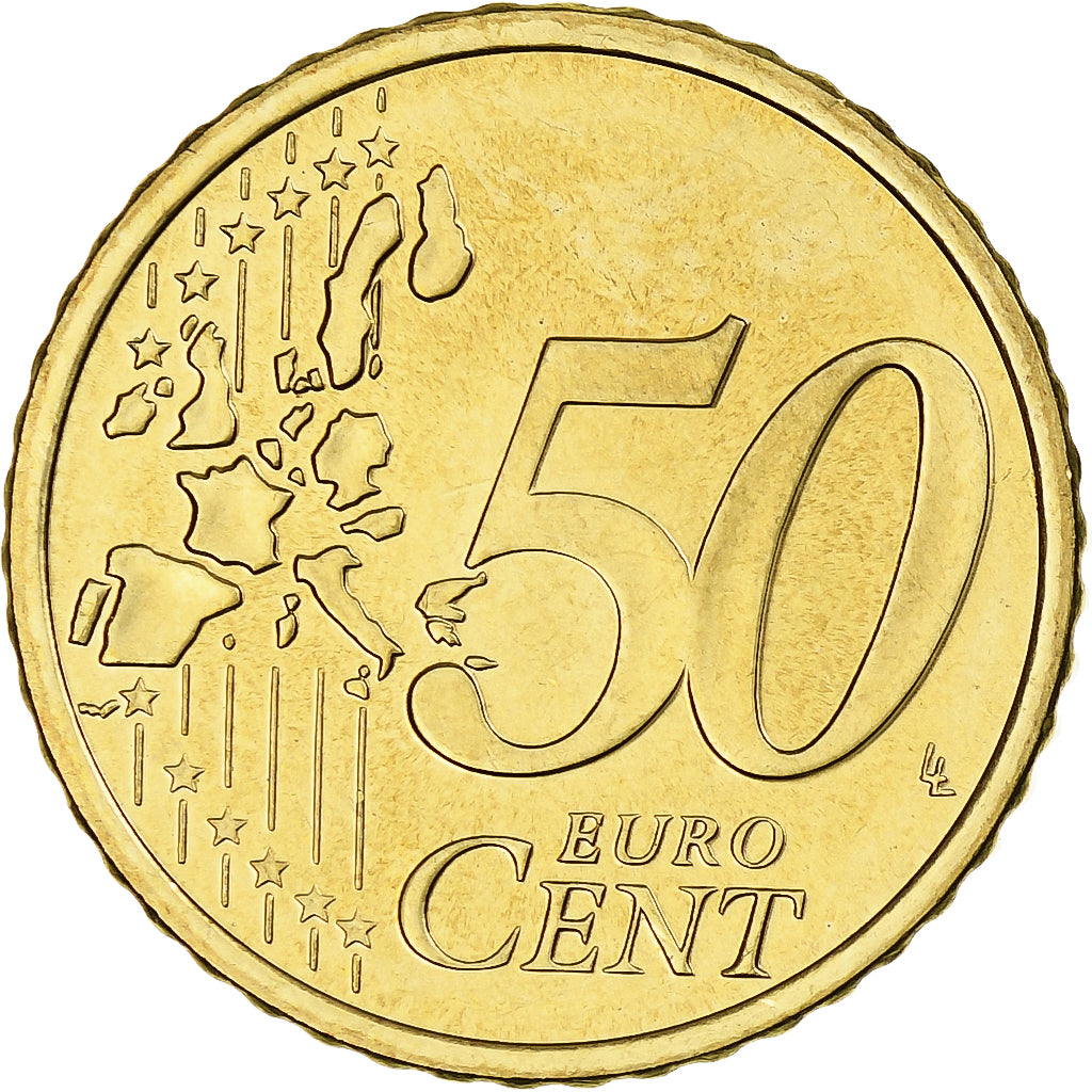 Finlândia, 50 Euro Cent, 2002, Mint of Finland, série FDC, MS(63), Nordic