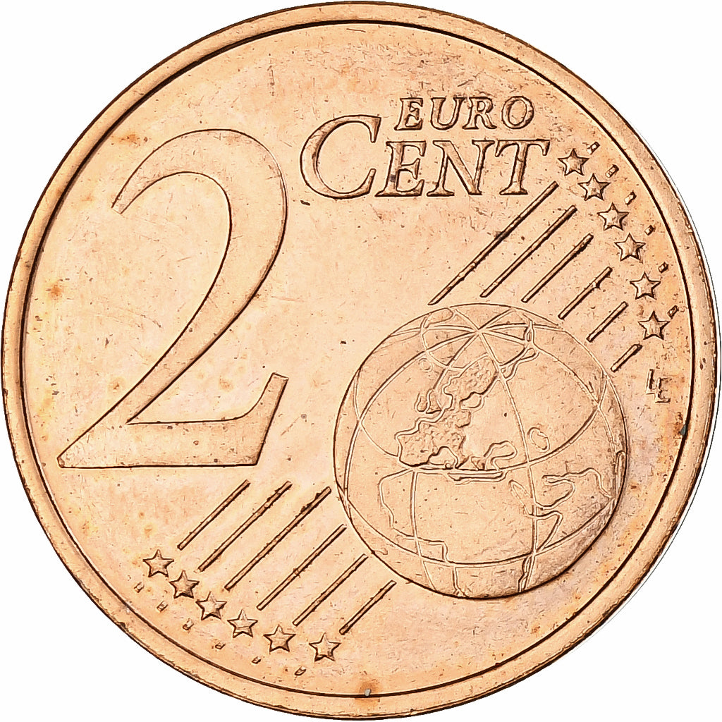Finland, 2 Euro Cent, 2002, Mint of Finland, série FDC, MS(63), Copper Plated