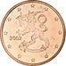 Finland, Euro Cent, 2002, Mint of Finland, série FDC, MS(63), Copper Plated