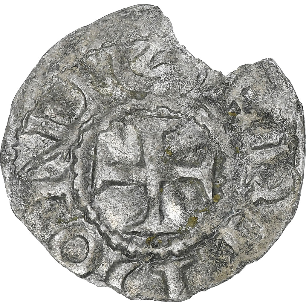 France, Duché de Bretagne, Conan III, Denier, 1112-1148, Rennes, TB, Billon