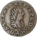 Principauté de Dombes, Gaston d'Orléans, Denier Tournois, 1649, Trévoux, TTB