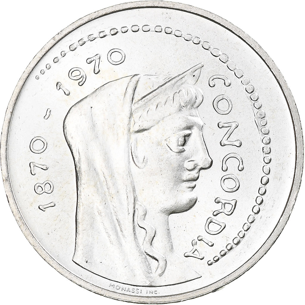 Italy, Concordia, 1000 Lire, 1970, Rome, AU(55-58), Silver, KM:101