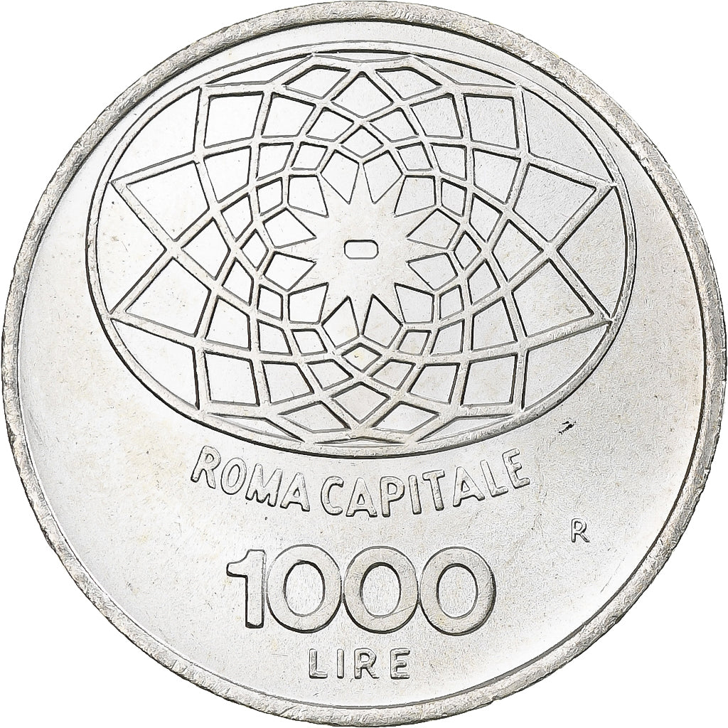 Włochy, Concordia, 1000 Lire, 1970, Rome, MS(60-62), Srebro, KM:101