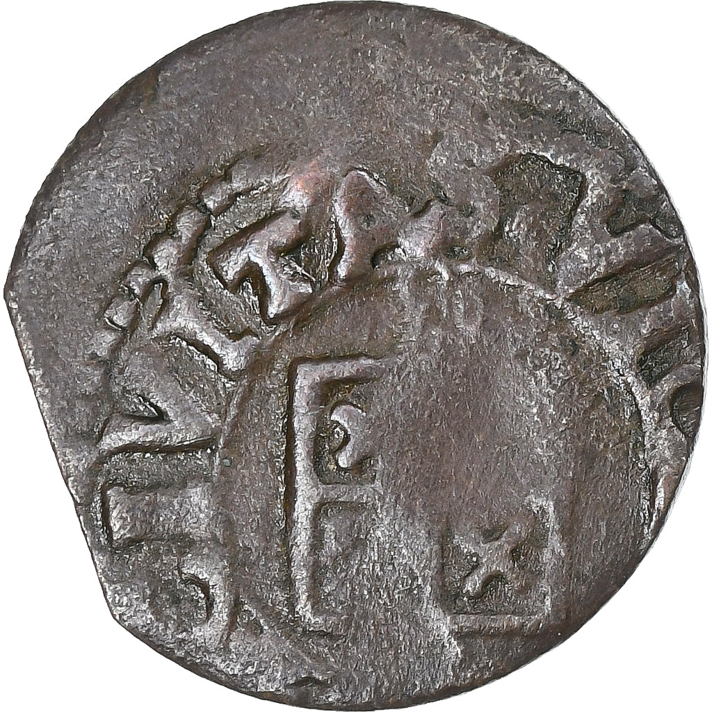 Spain, Catalonia, Louis XIII, Denier, 1640-1643, Vich, VF(30-35), Copper