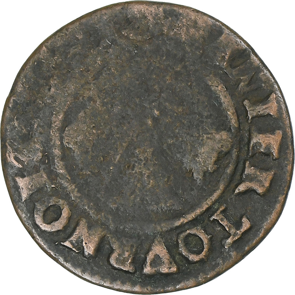 Principauté de Dombes, Gaston d'Orléans, Denier Tournois, Trévoux, TB