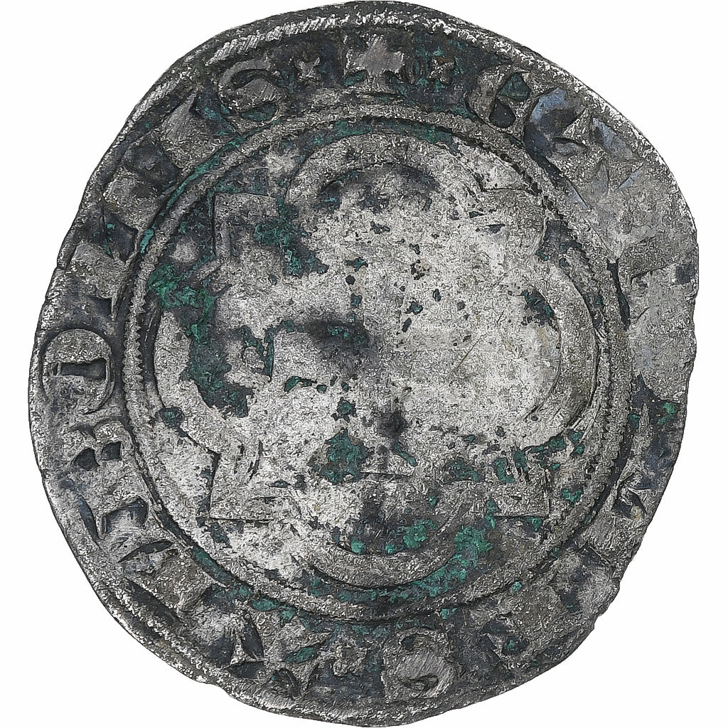 France, Comté de Vienne (Dauphiné), Humbert II, Gros, 1333-1349, TB, Billon