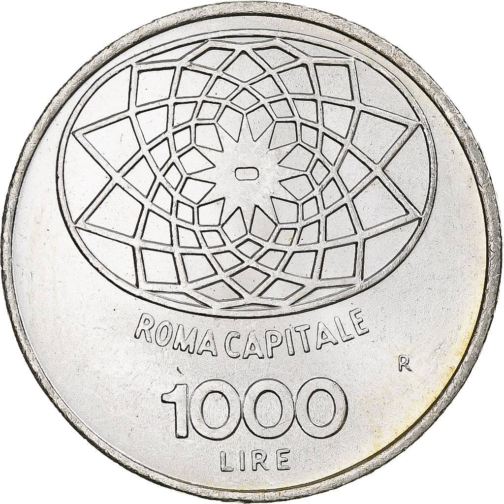Italia, Concordia, 1000 Lire, 1970, Rome, EBC+, Plata, KM:101