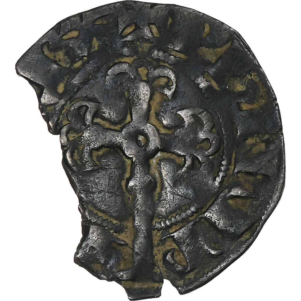 France, Philippe IV le Bel, Bourgeois fort, TB+, Billon, Duplessy:231