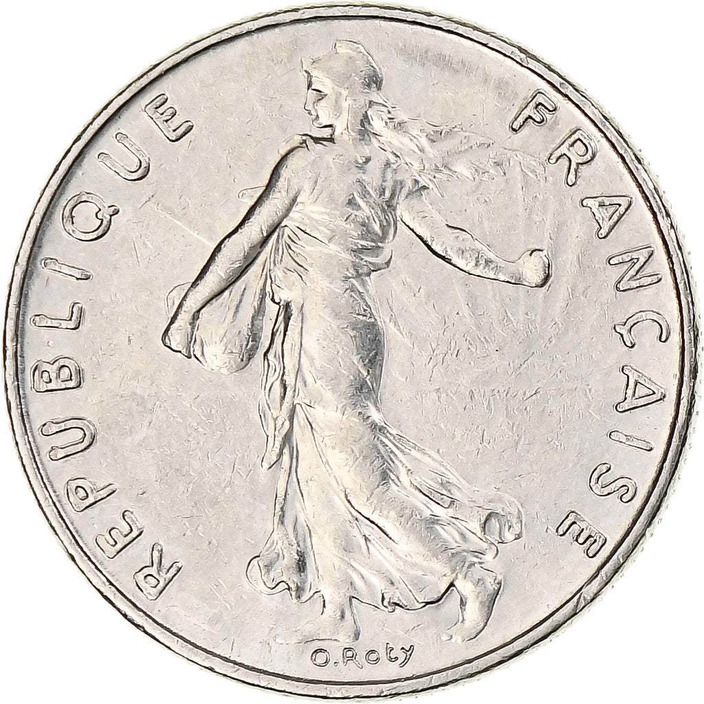 France, Semeuse, 1/2 Franc, 1985, Monnaie de Paris, AU(50-53), Nickel, KM:931.1