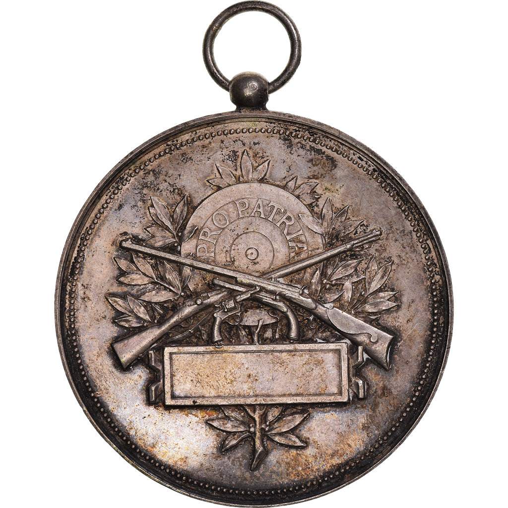 Francia, medalla, Tir, Pour la Patrie, Vernon, MBC+, Maillechort