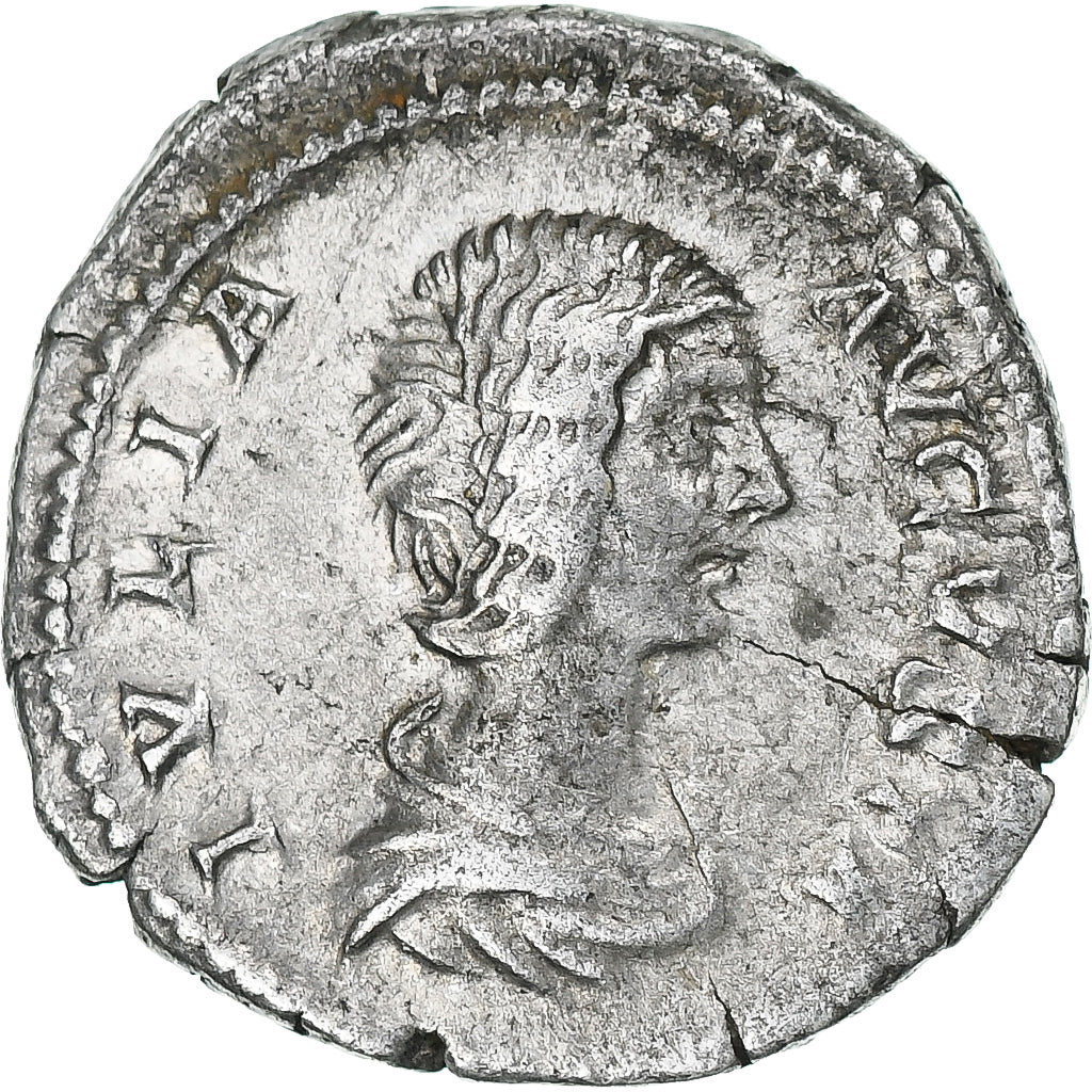 Julia Domna, Denarius, 206, Rome, Zilver, ZF, RIC:551