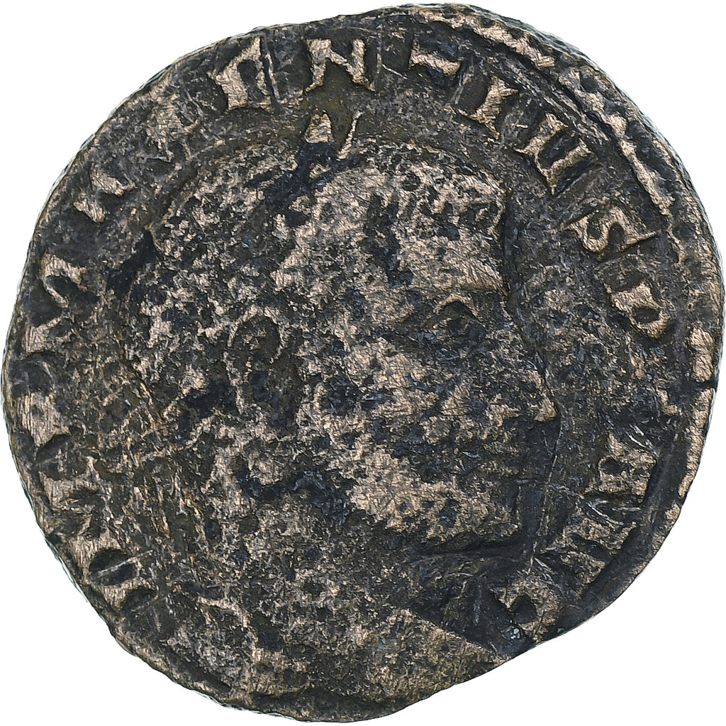 Maxence, Follis, 308, Ticinum, Bronze, TB, RIC:180