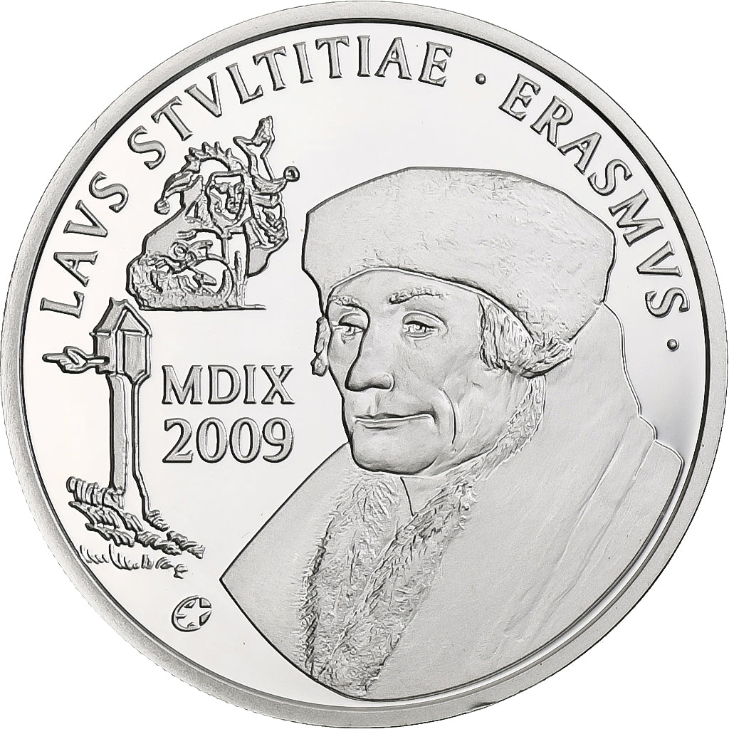 Belgique, 10 Euro, Erasmus, 2009, Bruxelles, BE, FDC, Argent, KM:285
