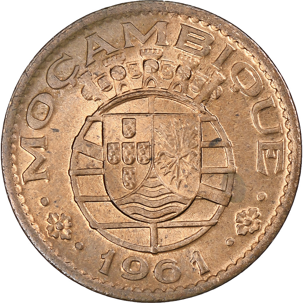 Mozambique, Overseas province of Portugual, 20 Centavos, 1961, UNC, Bronzen