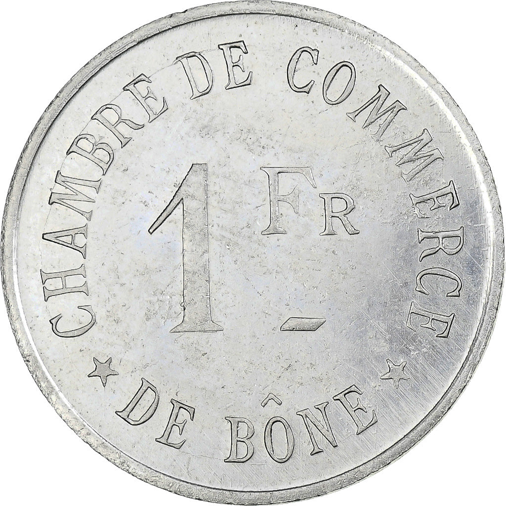 France, Chambre de commerce de Bône, 1 Franc, 1915, Paris, ESSAI, MS(60-62)