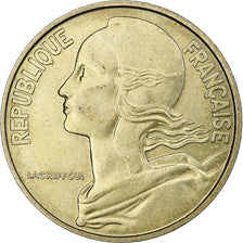 France, Marianne, 20 Centimes, 1963, Paris, AU(55-58), Copper-nickel Aluminium