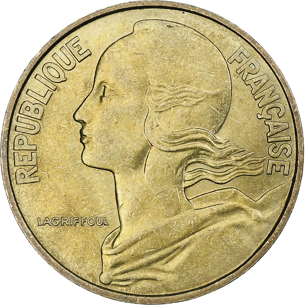 Frankreich, Marianne, 20 Centimes, 1968, Paris, VZ, Copper-nickel Aluminium