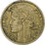 Francia, Morlon, Franc, 1935, Paris, BB+, Rame-alluminio, KM:885, Gadoury:470