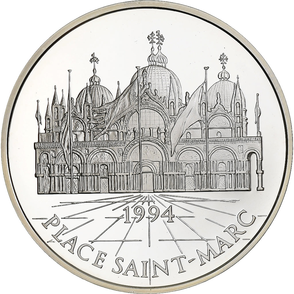 Frankreich, Place Saint-Marc, 100 Francs / 15 Écus, 1994, Monnaie de Paris, BE