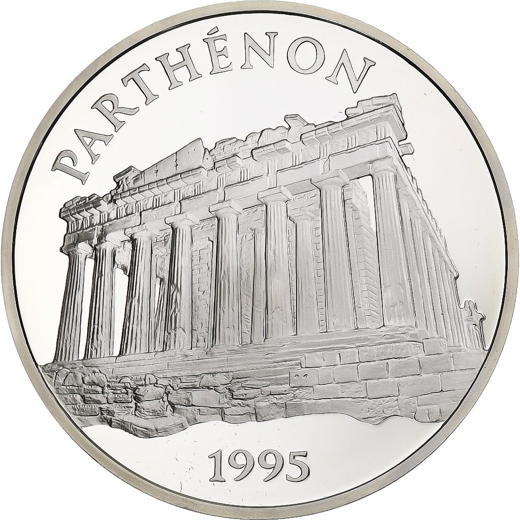 Francia, Parthénon, 100 Francs / 15 Écus, 1995, Monnaie de Paris, BE, FDC