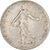 Frankrijk, Semeuse, 50 Centimes, 1918, Paris, PR+, Zilver, KM:854, Gadoury:420