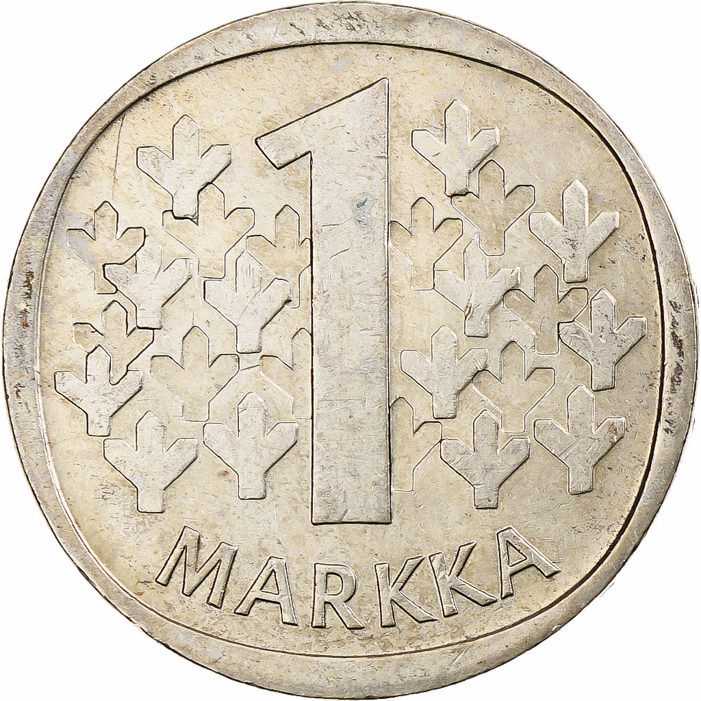 Finlande, Markka, 1967, Helsinki, SUP+, Argent, KM:49