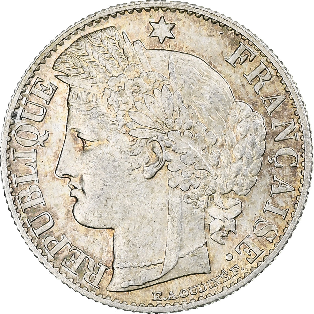 Frankreich, Cérès, 50 Centimes, 1894, Paris, UNZ+, Silber, KM:834.1