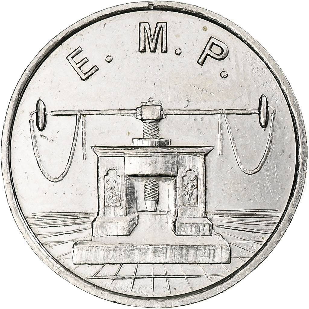Francia, Essai de frappe (10 francs République), ND (1986), BB+, Nichel