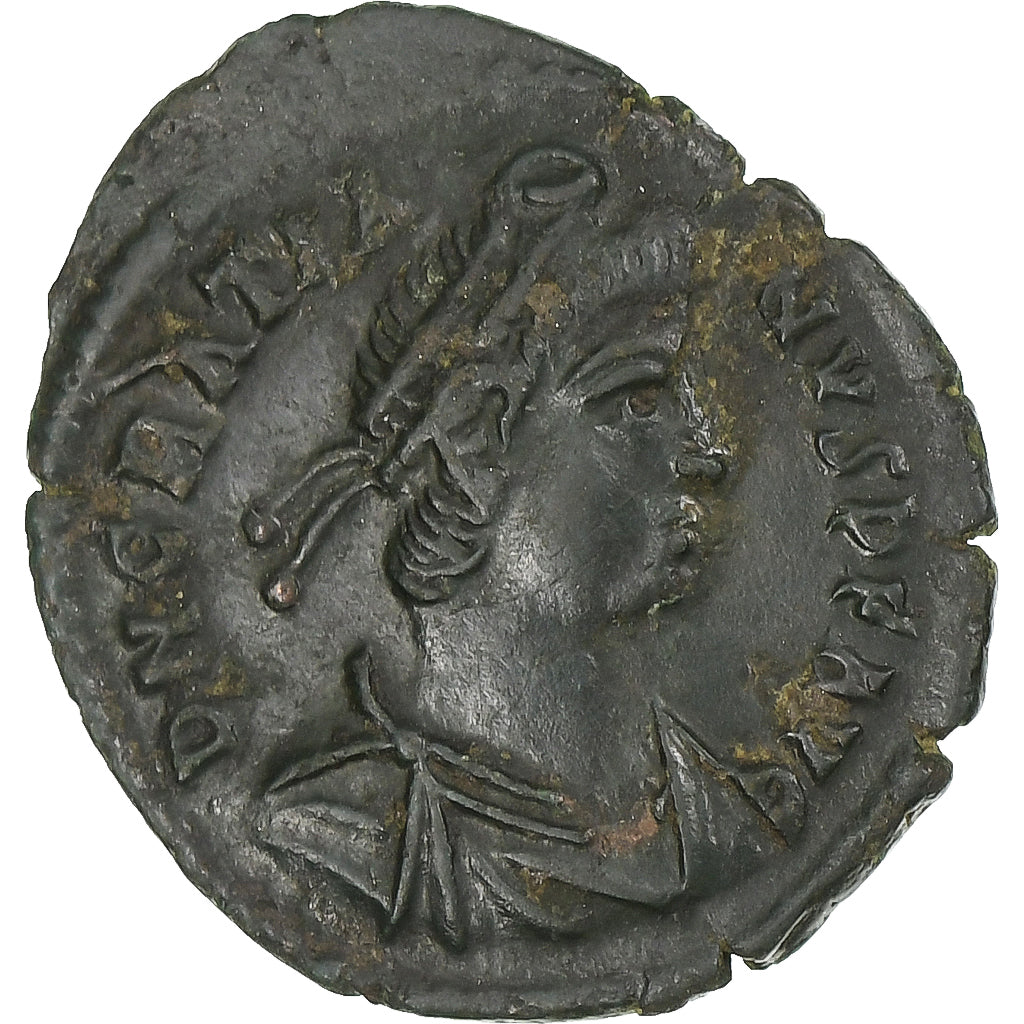 Gratian, Follis, 378-383, Roma, Bronze, SS