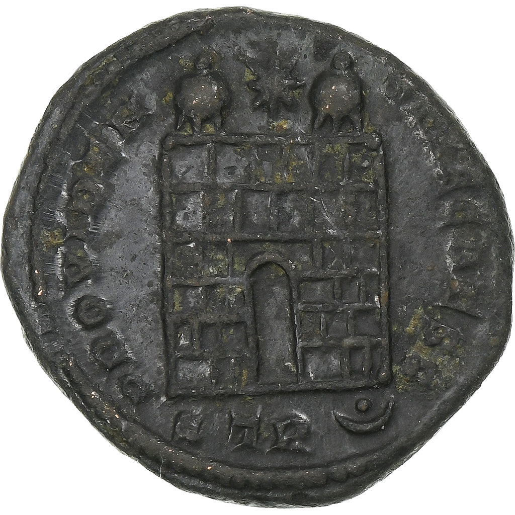 Constantius II, Follis, 326, Trier, Brązowy, EF(40-45), RIC:480