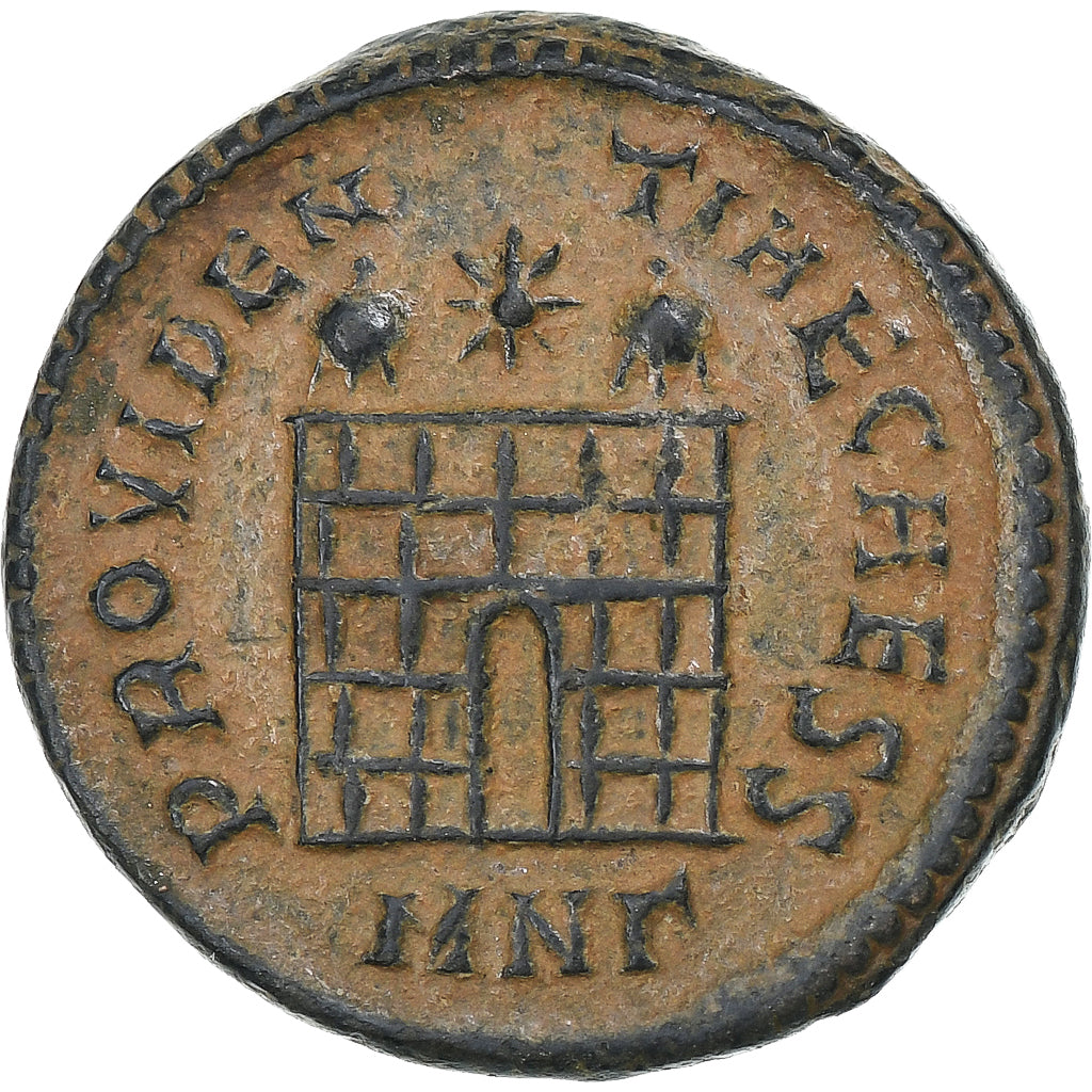 Constantine II, Follis, 325-326, Nicomedia, Bronze, AU(50-53), RIC:123