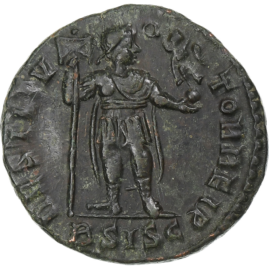 Valens, Follis, 364-367, Siscia, Bronze, AU(50-53), RIC:6b