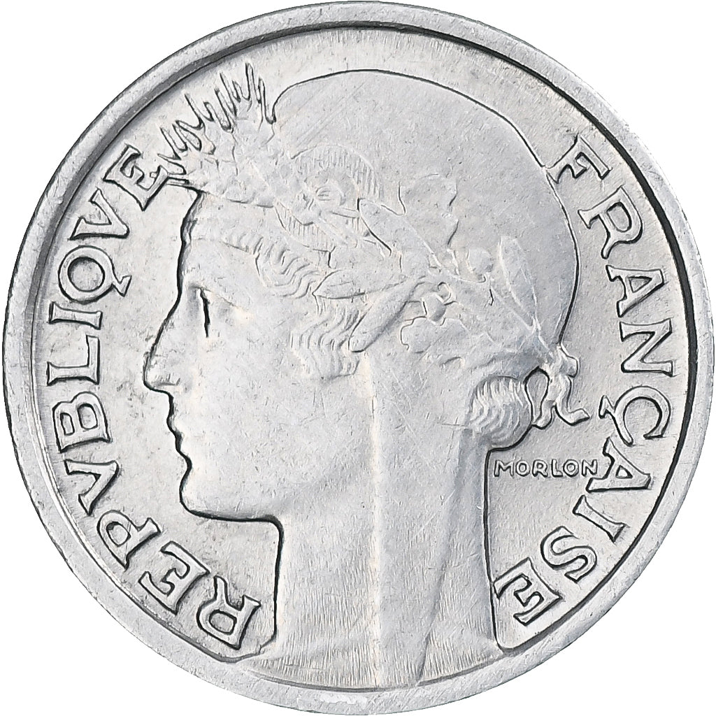 Frankrijk, Morlon, 50 Centimes, 1947, Paris, UNC-, Aluminium, KM:894