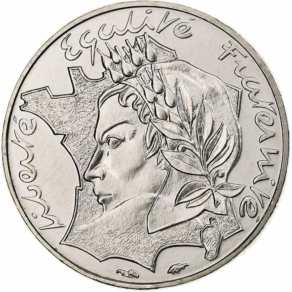 10 francs République (Jimenez) 1986 - caractéristiques, tirages et