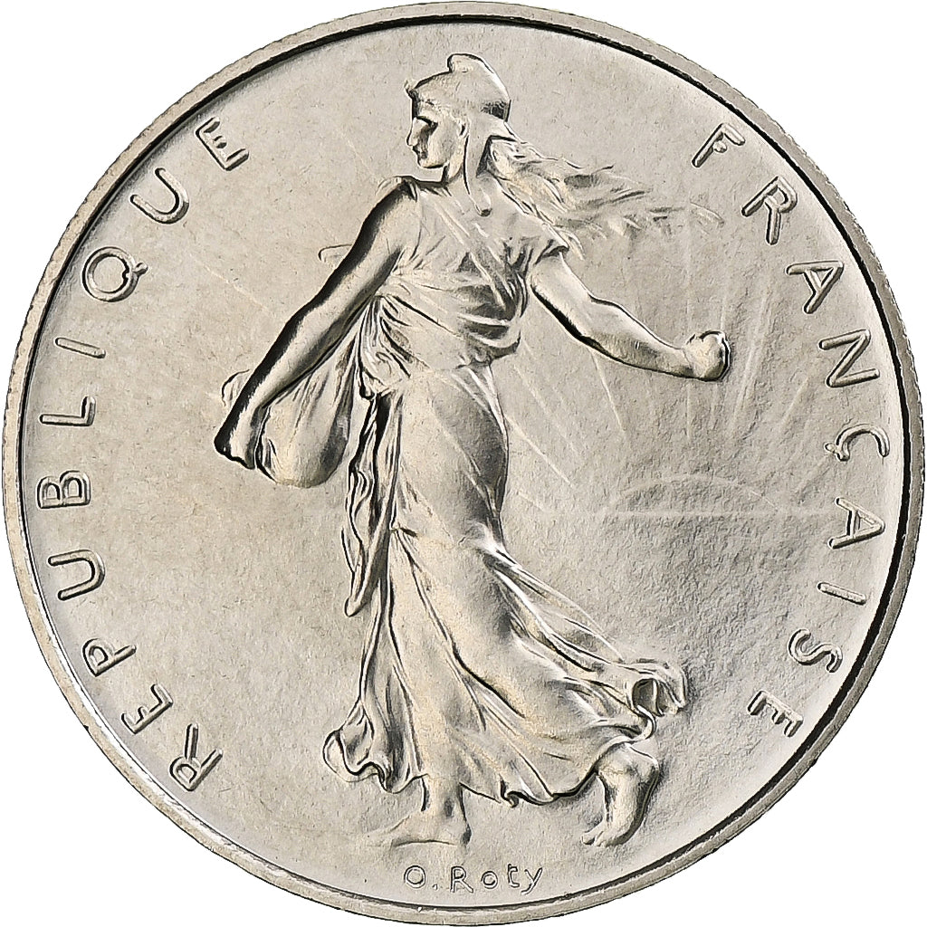 France, Semeuse, Franc, 1986, Monnaie de Paris, série FDC, FDC, Nickel