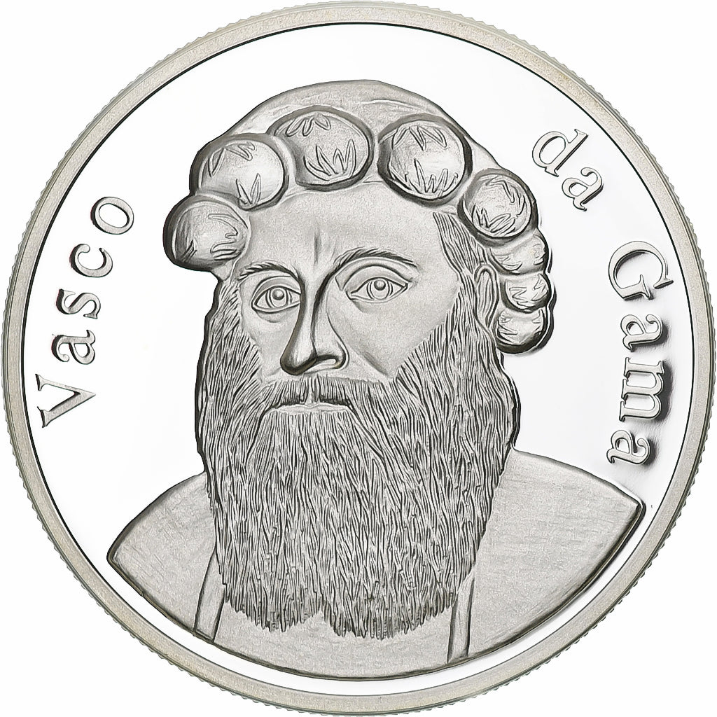 Portugal, Ecu, Vasco de Gama, 1993, Proof, MS(64), Silver