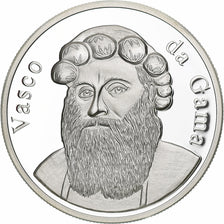 Portugal, Ecu, Vasco de Gama, 1993, Proof, UNZ+, Silber
