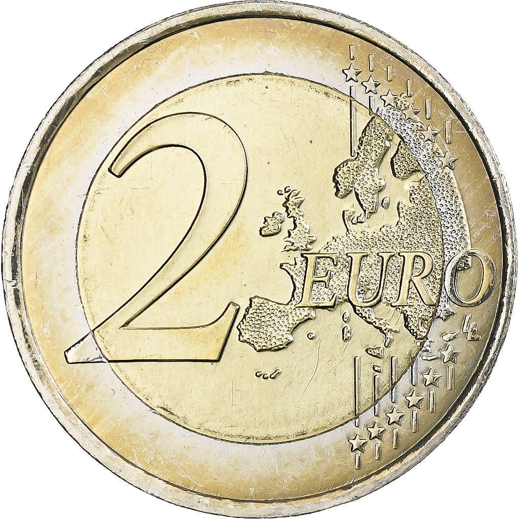 Luxemburgo, 2 Euro, Traité de Rome, 2007, Pessac, SC, Bimetálico, KM:94