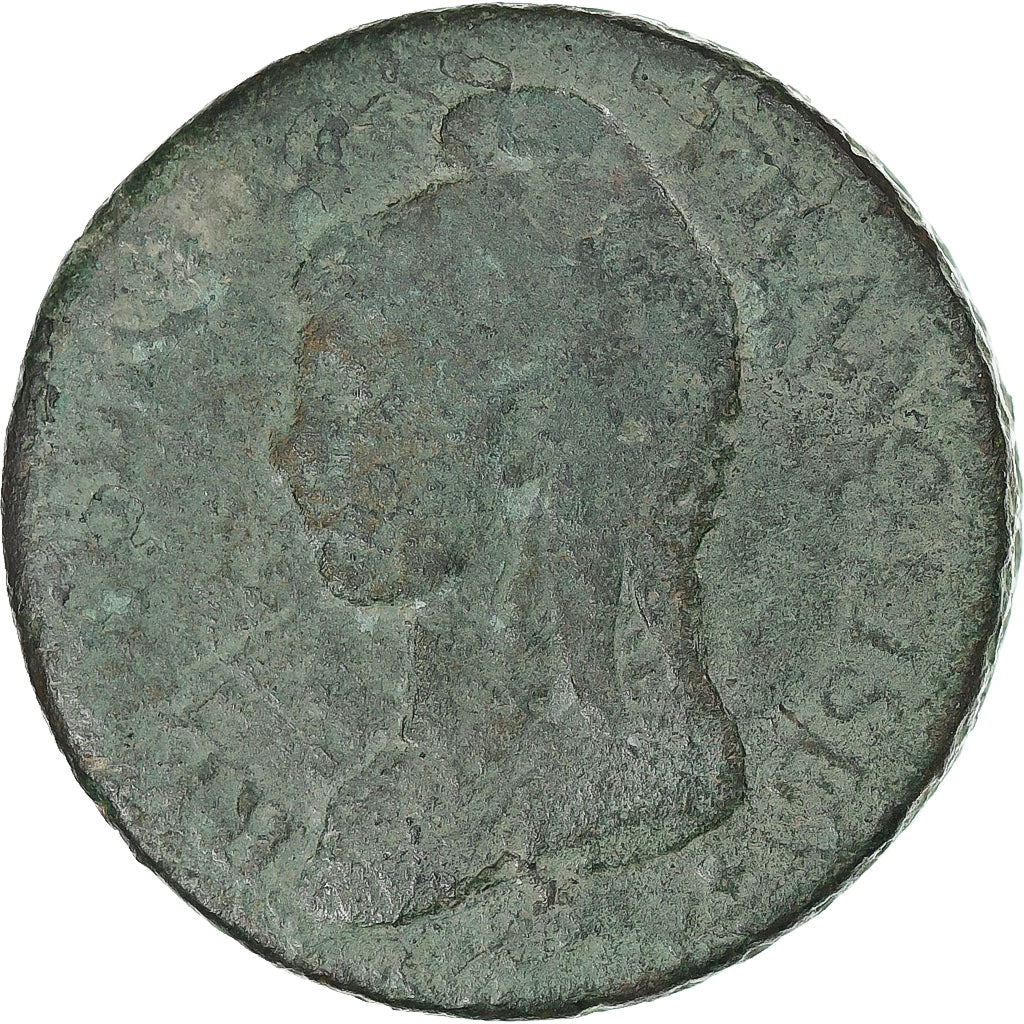 Frankreich, Dupré, Decime, AN 7, Strasbourg, S, Kupfer, KM:644, Gadoury:187