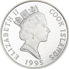 Cookinseln, Elizabeth II, Endangered Wildlife, 5 Dollars, 1995, Proof, STGL