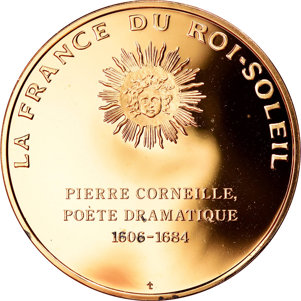 Francia, medaglia, Pierre Corneille, La France du Roi Soleil, SPL, Vermeil
