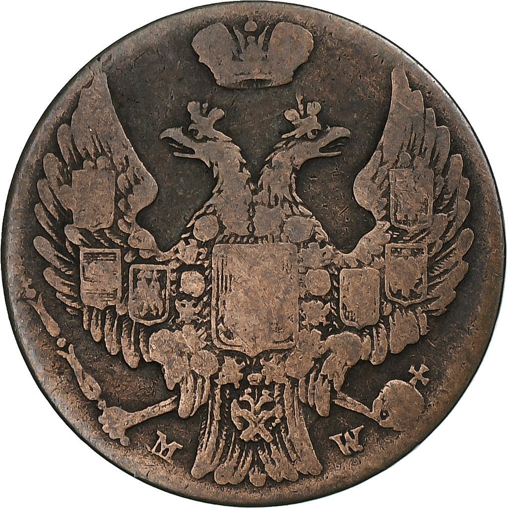 Pologne, Nicholas I, 10 Groszy, 1840, Warsaw, TB+, Billon, KM:113a