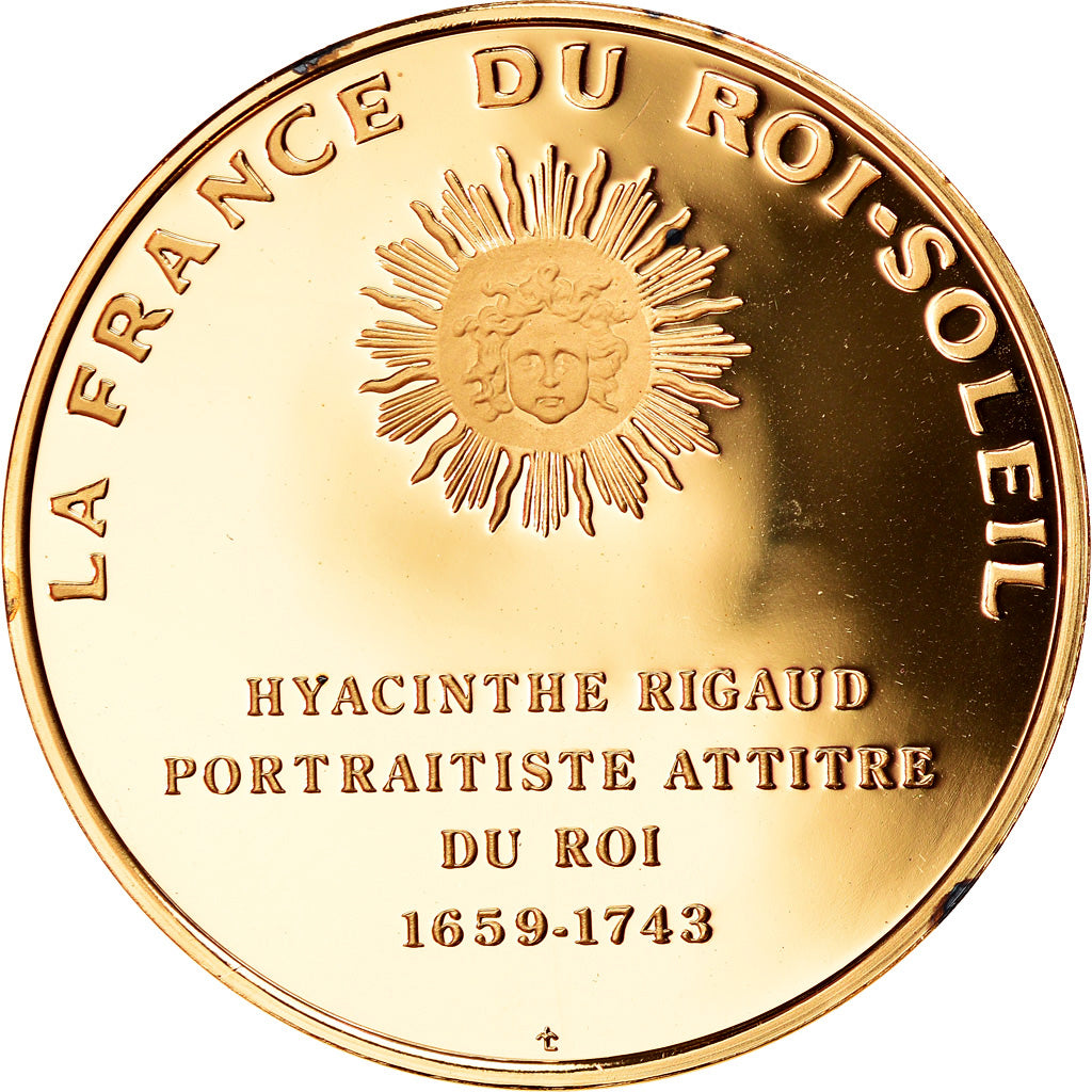 France, Medal, Hyacinthe Rigaud, La France du Roi Soleil, MS(63), Vermeil