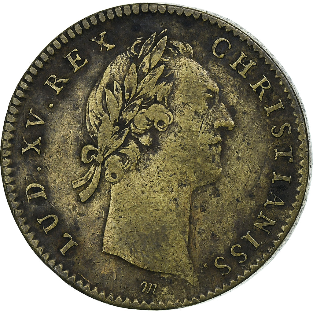 Francia, ficha, Louis XV, États d'Artois, (1756), MB+, Ottone, Feuardent:6893