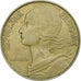 Frankreich, 20 Centimes, Marianne, 1973, Pessac, Aluminum-Bronze, SS, KM:930