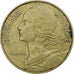 Frankreich, 20 Centimes, Marianne, 1974, Pessac, Aluminum-Bronze, SS, KM:930