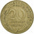 Francia, 20 Centimes, Marianne, 1974, Pessac, Alluminio-bronzo, BB, KM:930